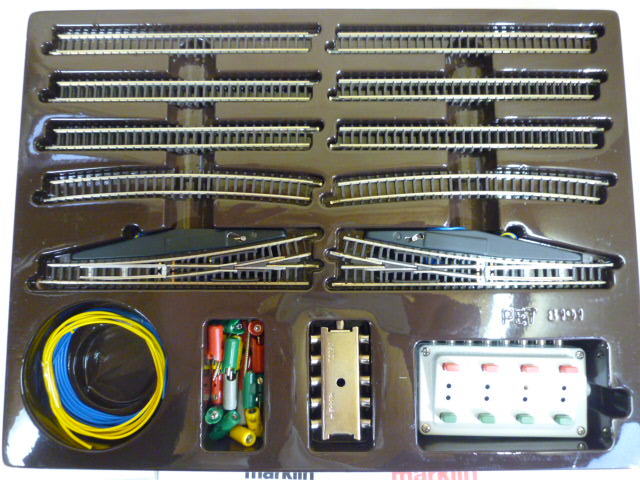 0 Set Marklin Z Extension E with Electric Turnouts - 「8191」Z