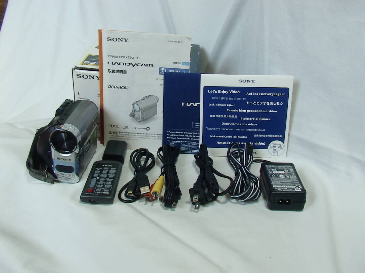 SONYビデオカメラDCR-HC62(動作品) 再生OK☆DCR-HC62 SONY MiniDV
