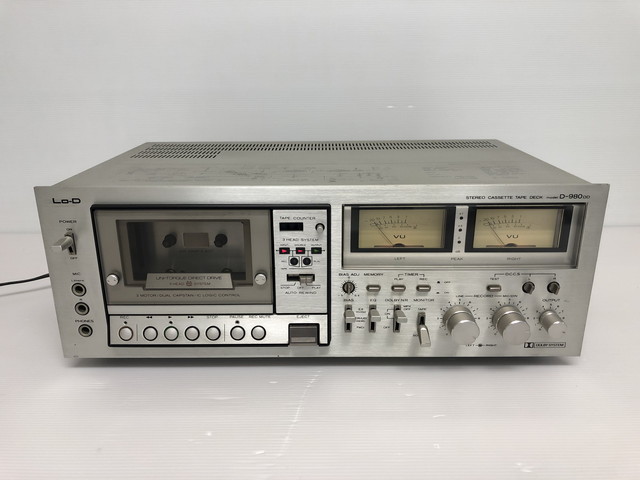 Lo-D D-980DD System カセットデッキ ジャンク メルカリ 3-Head Yahoo