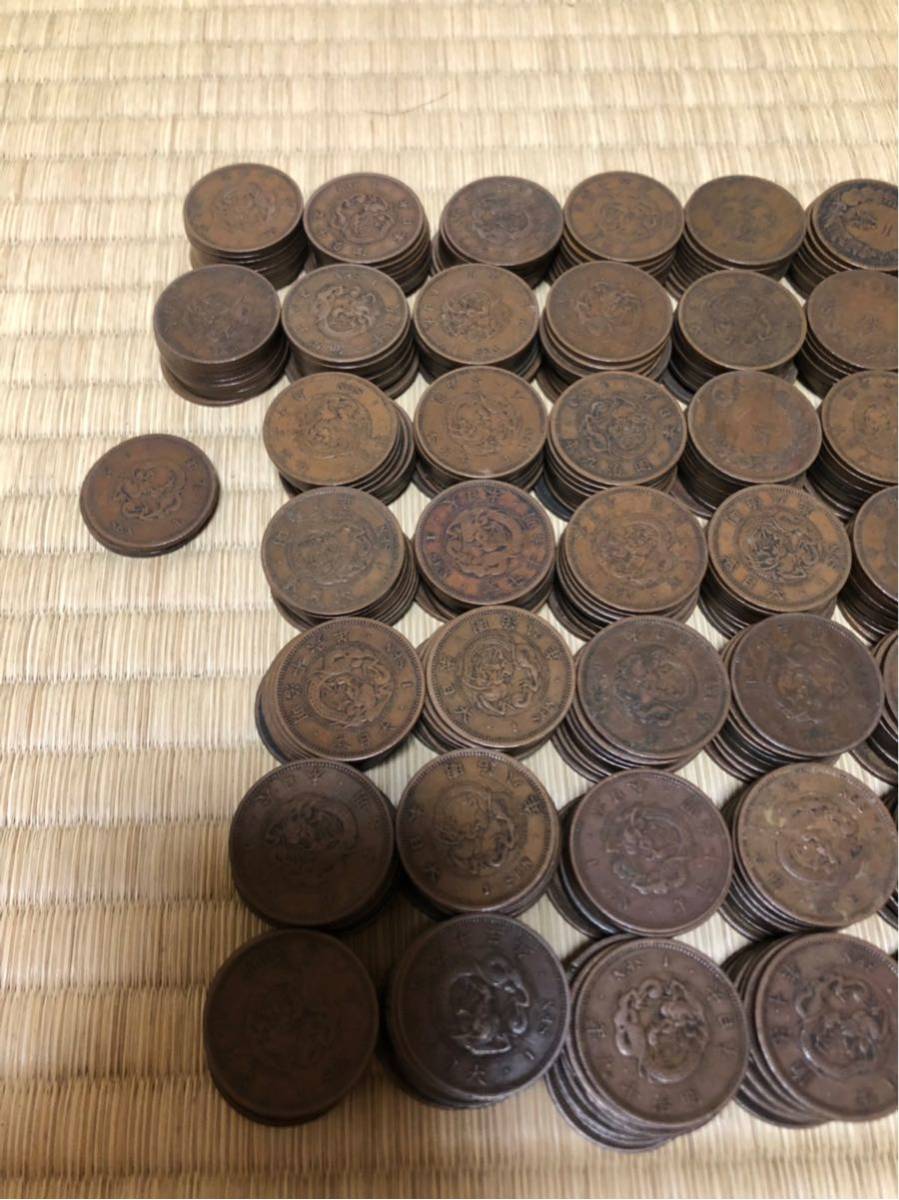 竜一銭銅貨 竜1銭銅貨 計583枚 【公式通販】