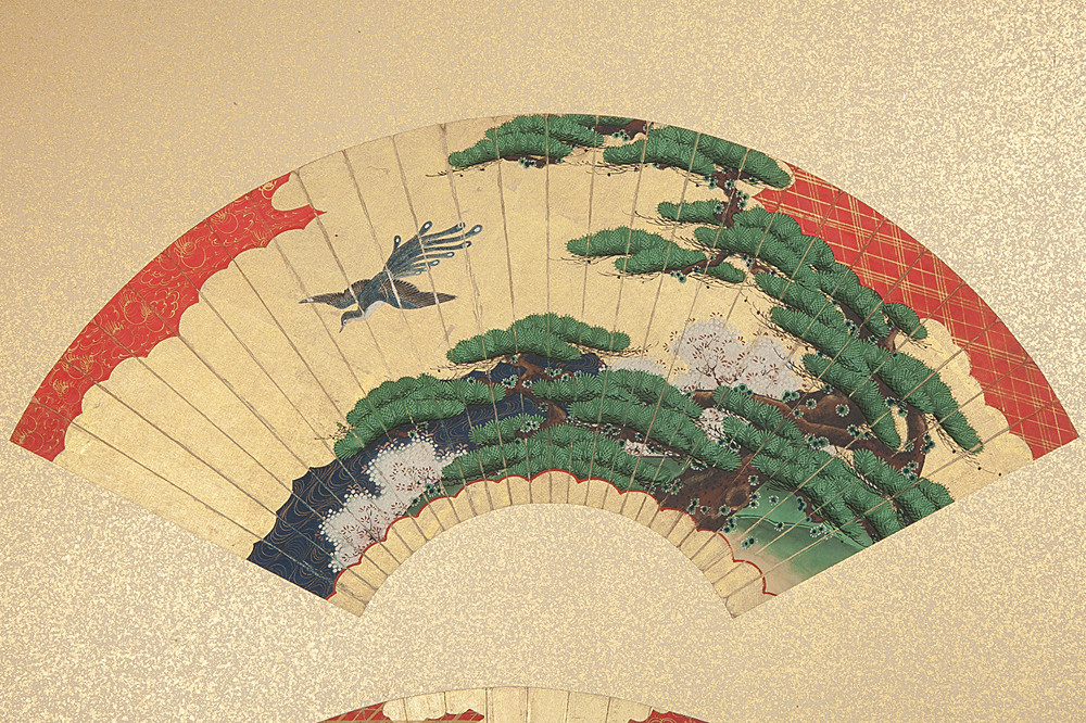 尾道浄土寺蔵源氏物語図扇面貼交屏風特別公開展 五二曲屏風 大和絵