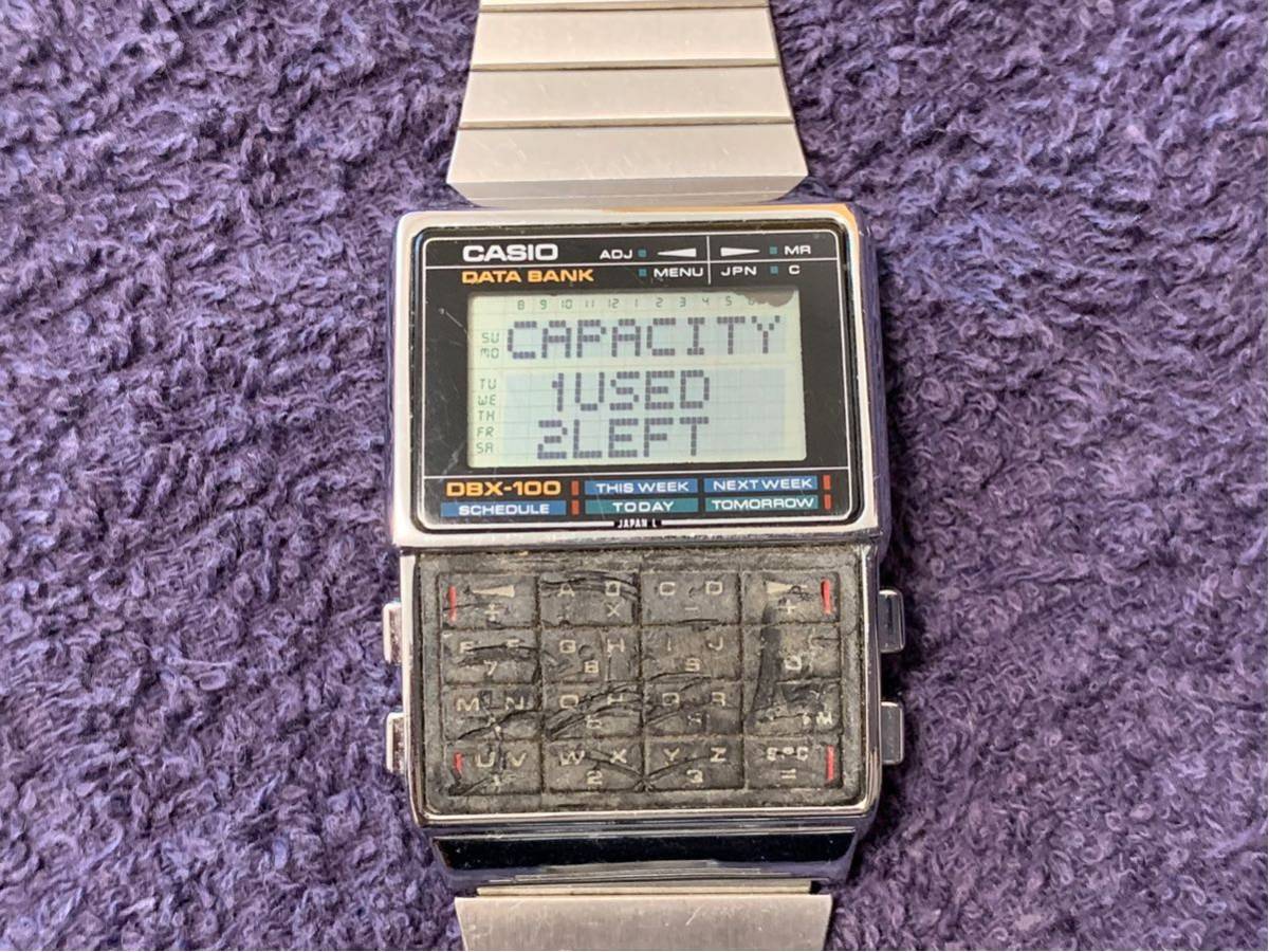 CASIO カシオ DBX-100 261 DATABANK データバンク 稼動品 デジタル 