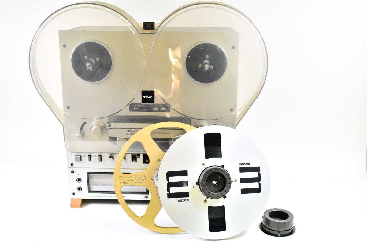 TEAC X-10R オープンリールデッキ 通電確認済みメタルリール2本付き