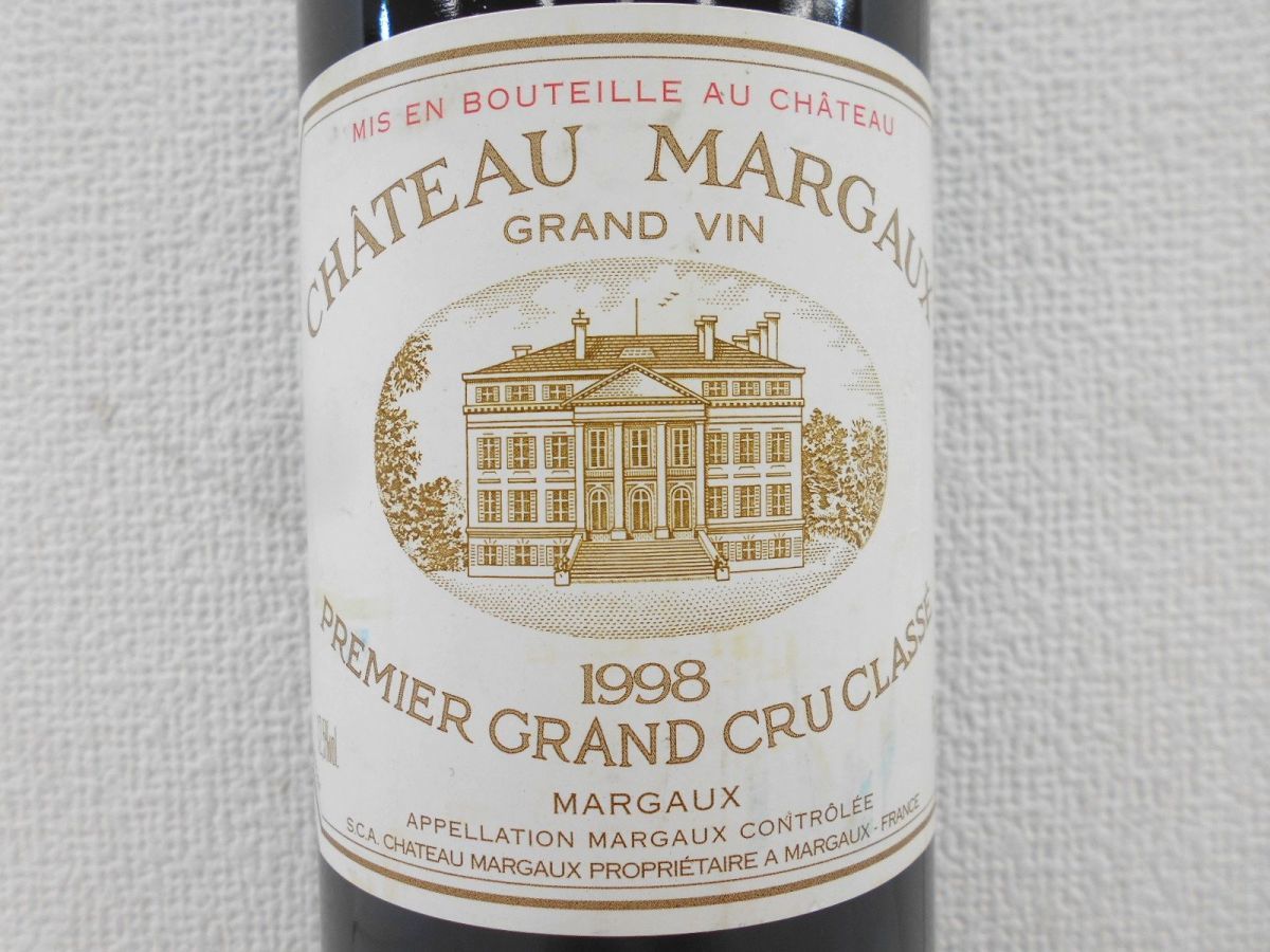 古酒 CHATEAU MARGAUX シャトー マルゴー 1998 PREMIER GRAND CRU