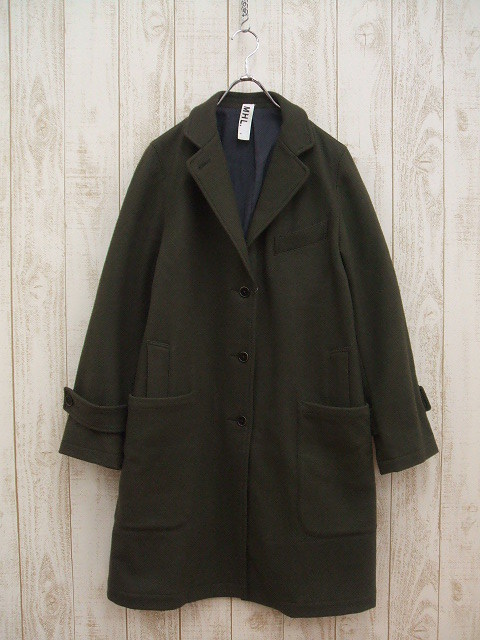 9-0125A○MHL./ウールコート/マーガレットハウエルMHL./BL134245 MHL 
