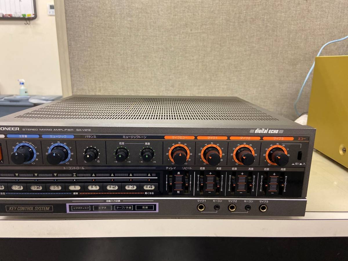 希少✨Pioneer パイオニア カラオケアンプ SA-V21II 簡易動作OK パイオニア カラオケアンプ PIONEER - 稀少完動品✨Pioneer メルカリ