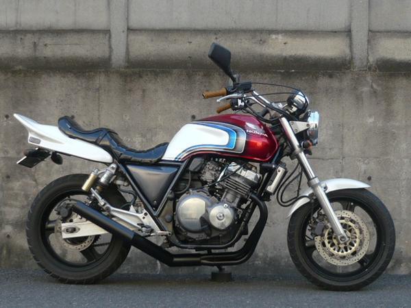 CB400SF NC31 R/S ショート管 70π 新品 マフラー ブラック CB400SF