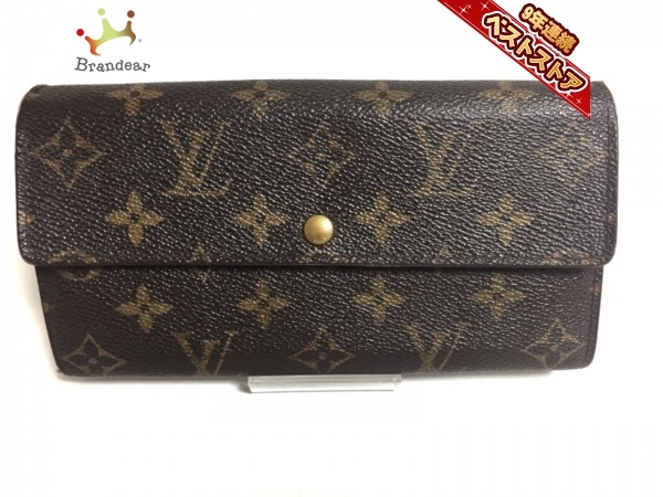 ルイヴィトン LOUIS VUITTON 長財布 M61726 ポシェット・ポルト モネ