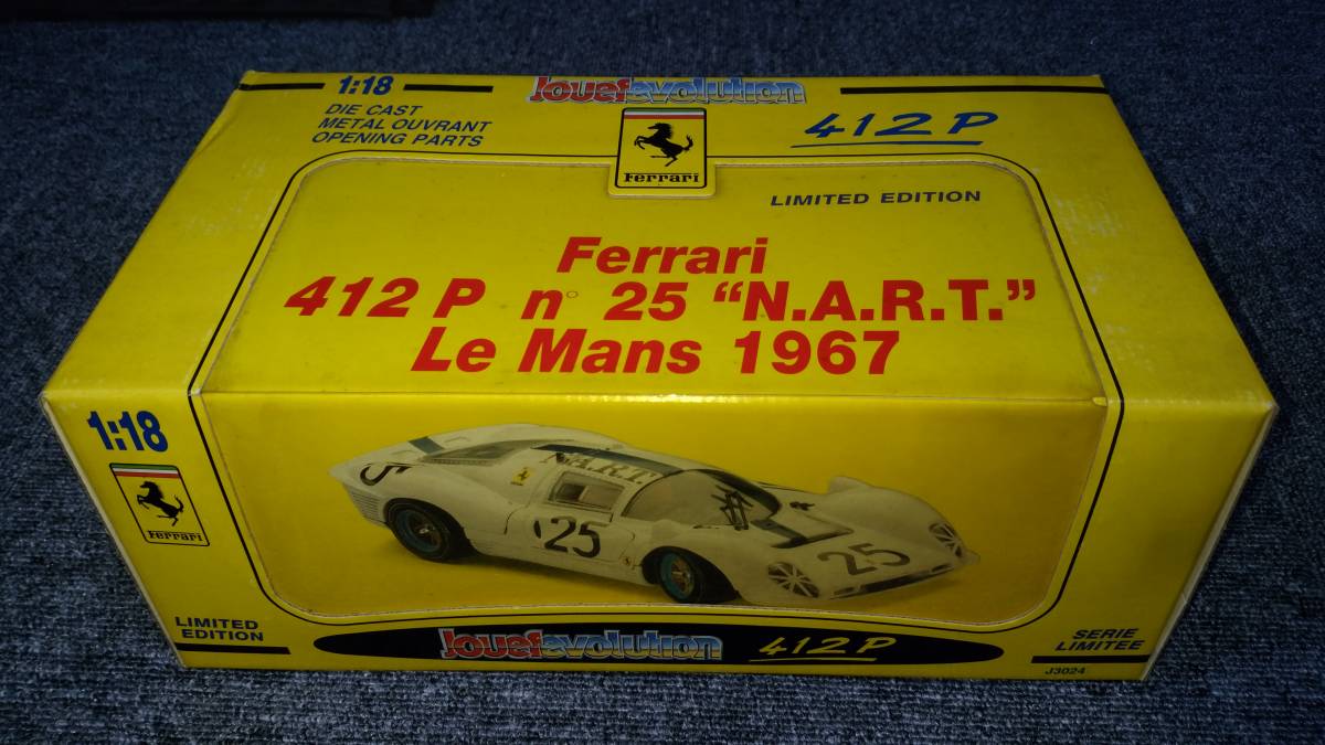 新作入荷，低価 ジョエフ エボリューション フェラーリ 412Ｐ N A R T(レーシングカー)｜売買されたオークション情報、yahooの商品情報をアーカイブ公開 - オークファン レーシングカー
