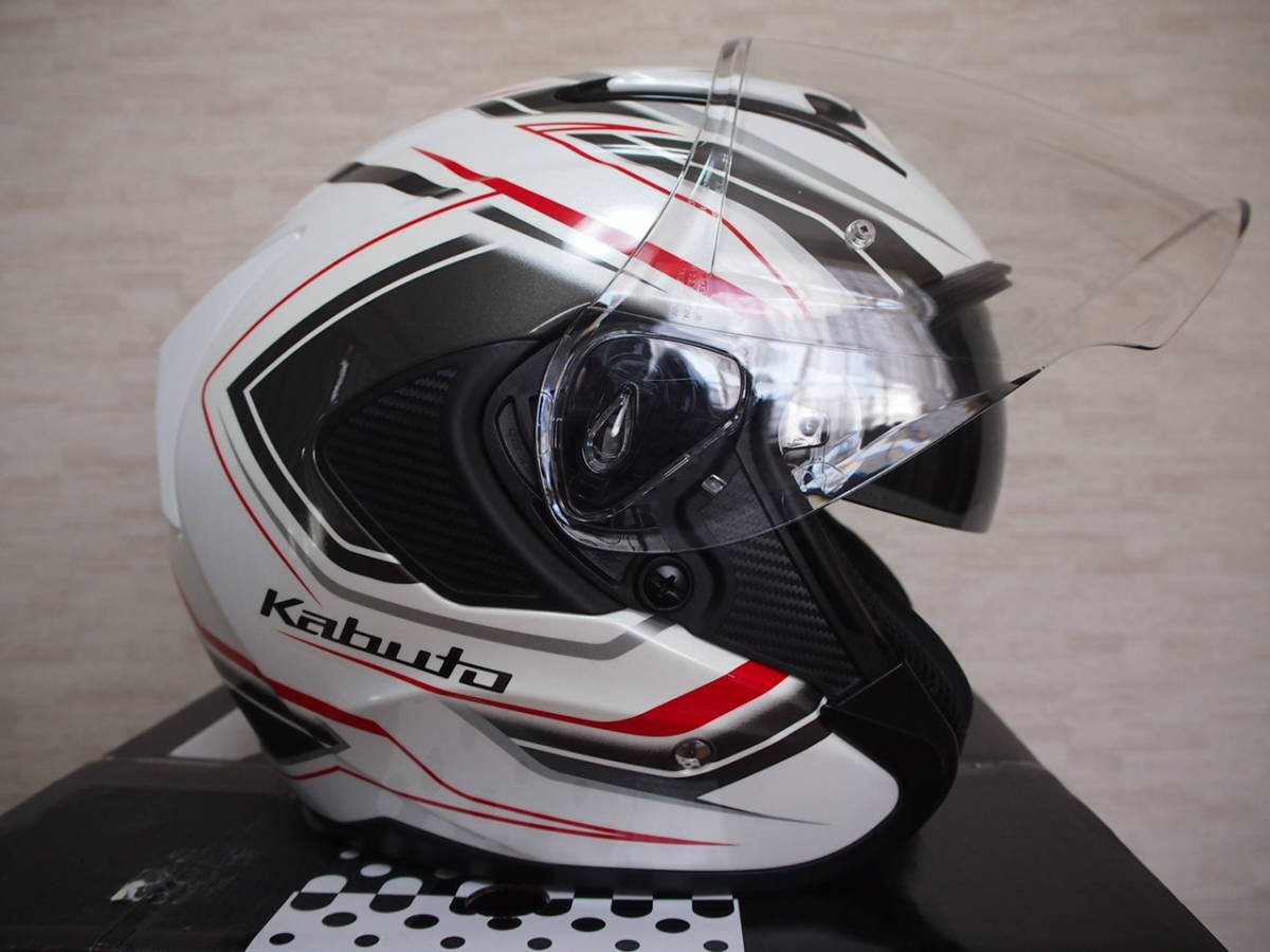 KABUTO EXCEEDオープンフェイス ヘルメット（Lサイズ） インカム付き