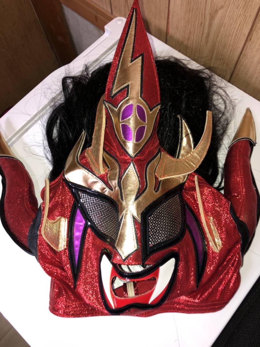 獣神サンダーライガー マスク 髪付 マスク 売買されたオークション情報 Yahooの商品情報をアーカイブ公開 オークファン Aucfan Com