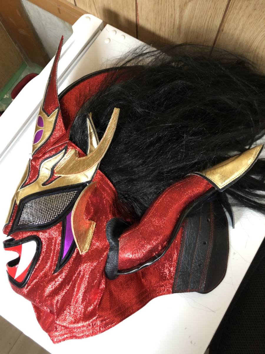 獣神サンダーライガー マスク 髪付 マスク 売買されたオークション情報 Yahooの商品情報をアーカイブ公開 オークファン Aucfan Com