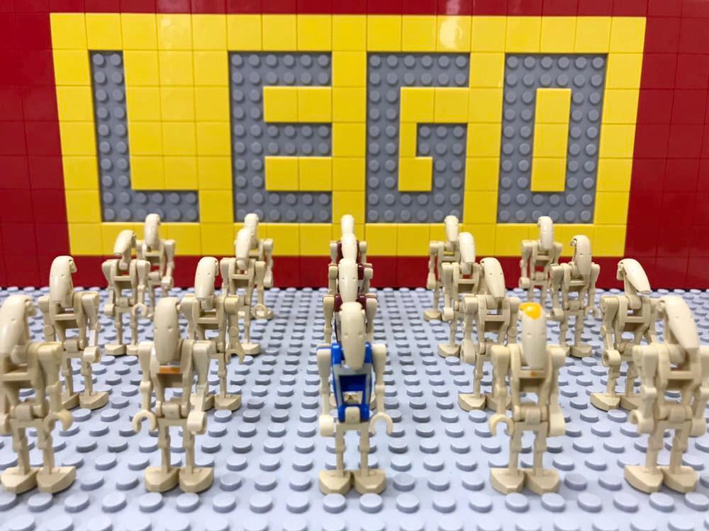 ☆スターウォーズ☆ レゴ ミニフィグ 大量20体 バトルドロイド パイロットドロイド など LEGO 人形 ロボット 帝国軍