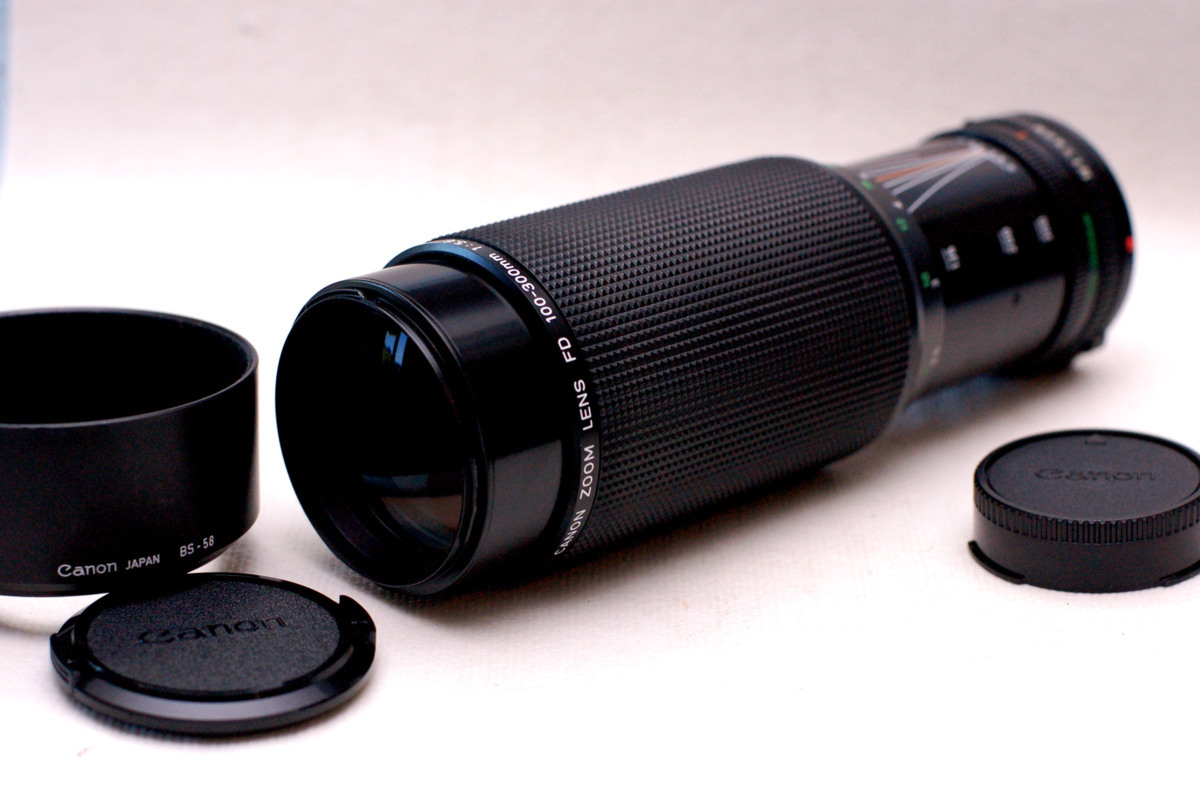 Canon キャノン 純正FD 100-300mm 高級望遠ズームレンズ 希少・作動品  