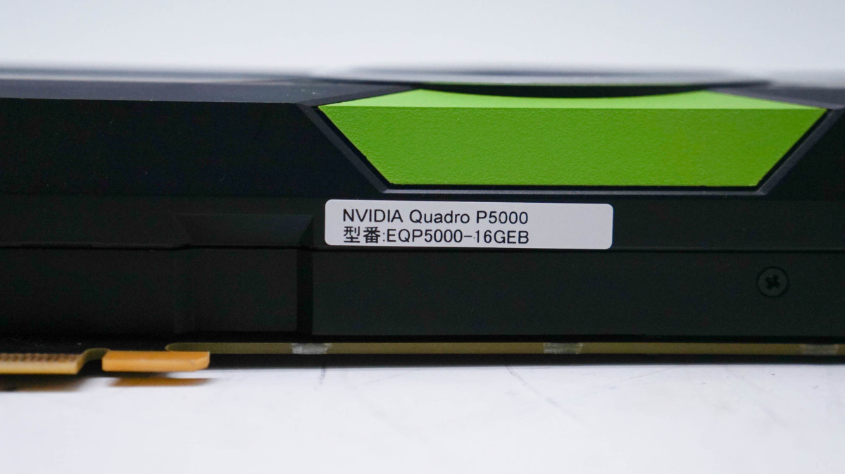 中古品 HP NVIDIA Quadro P5000 GDDR5X 16GB グラフィックボード 3987
