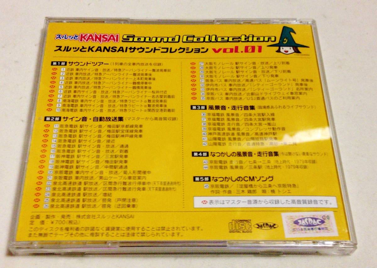 スルッとKANSAI Sound Collection vol.02 CD