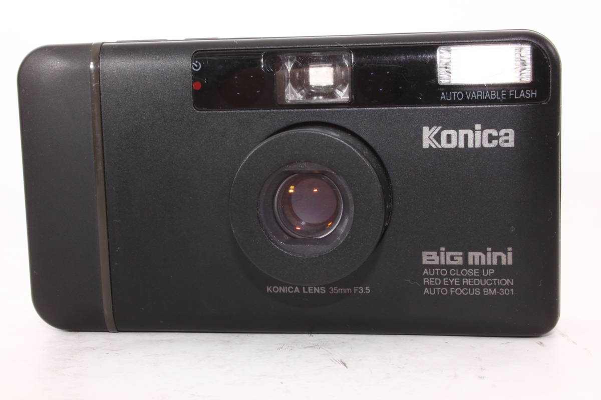 中古 買取 【希少品】 コニカ ビッグ ミニ Konica BiG mini 35mm F3.5 BM-301 - ブラック コンパクトフィルムカメラ [1688713]