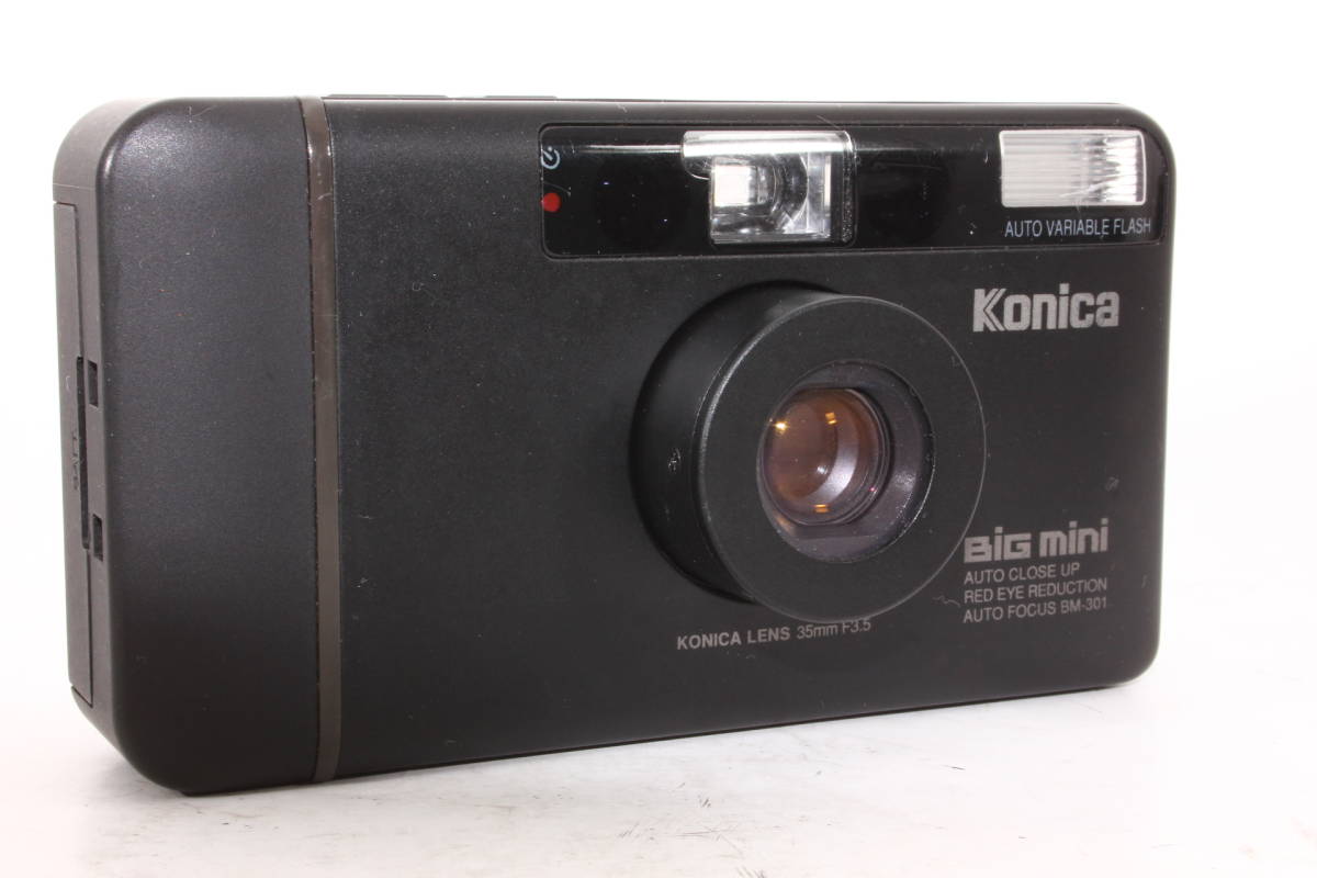 中古 買取 【希少品】 コニカ ビッグ ミニ Konica BiG mini 35mm F3.5 BM-301 - ブラック コンパクトフィルムカメラ [1688713]