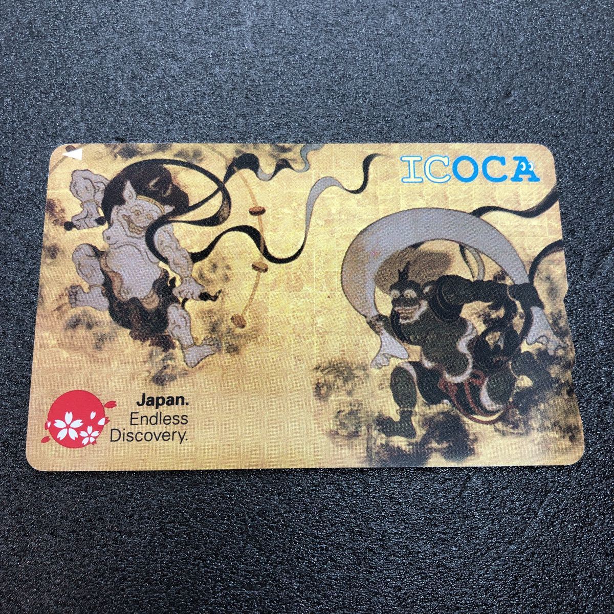 風神雷神 ICOCA イコカ 使用可能 - 記念デザイン 交通系ICカード 残高0 