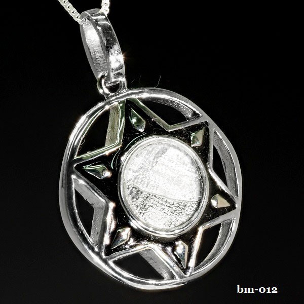 【◇1スタ◇】隕石 ギベオン アイアン・メテオナイト ネックレス【数量限定】ヘキサゴン(サージカルステンレス(アレルギー対策bm-012-2_1