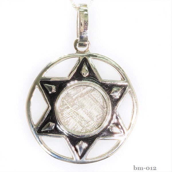 【◇1スタ◇】隕石 ギベオン アイアン・メテオナイト ネックレス【数量限定】ヘキサゴン(サージカルステンレス(アレルギー対策bm-012-2_2