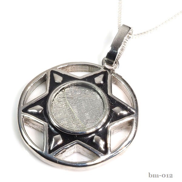 【◇1スタ◇】隕石 ギベオン アイアン・メテオナイト ネックレス【数量限定】ヘキサゴン(サージカルステンレス(アレルギー対策bm-012-2_3