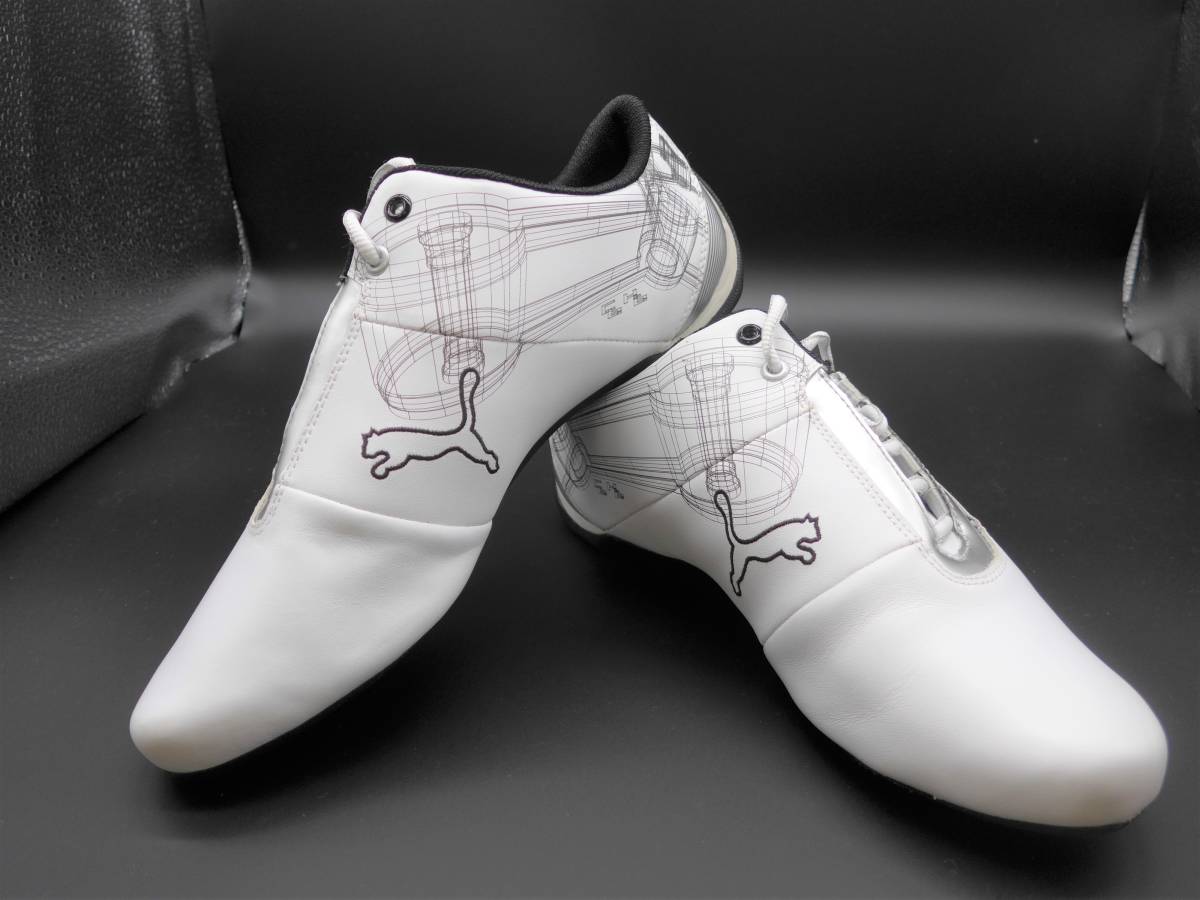 【新品未使用】プーマ　Ｐｕｍａ　スニーカー/ドライビングシューズ　白　ホワイト　２６．５ｃｍ