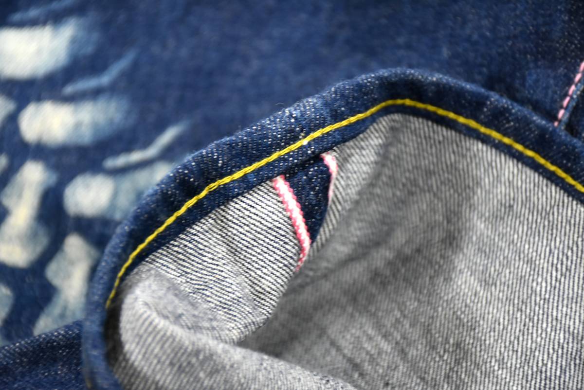 希少 レア 桃太郎ジーンズ 藍布屋 MOMOTARO JEANS JAPAN BLUE アート 