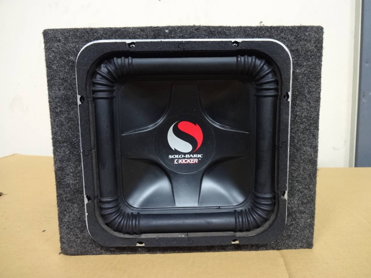 KICKER S10L7 ソロバリックウーハーボックスセット SOLO BARIC 