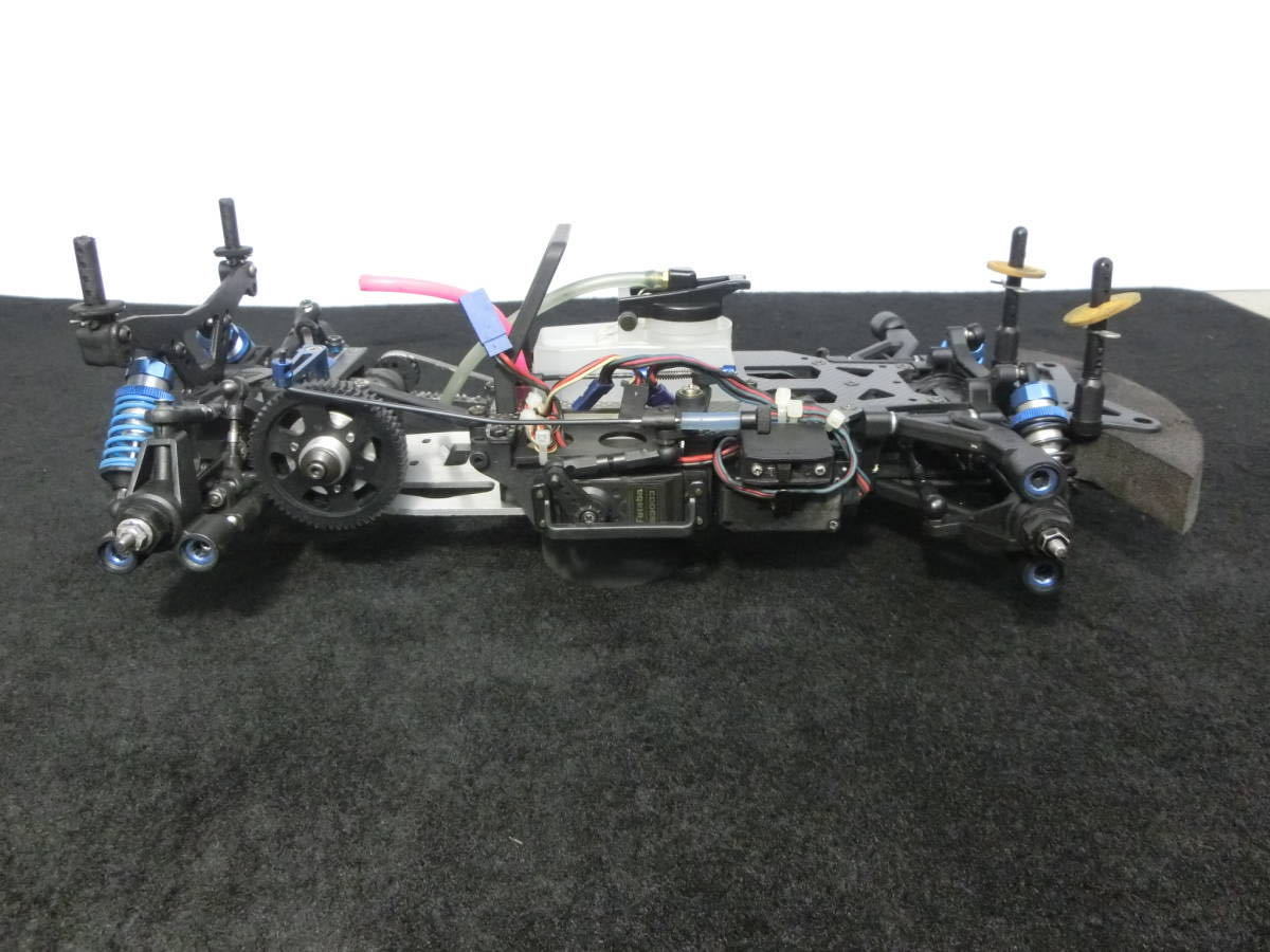 京商 V-ONE | V-One 1⁄10 エンジンRCカー 現状品 シャーシ