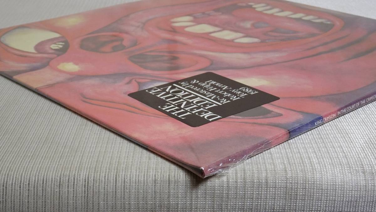 ★US原盤！THE DEFINITIVE EDITION/Re-Mastered by ROBERT FRIPP/TONY ARNOLD★KING CRIMSON★宮殿 シールド未開封ＬＰ!! _4