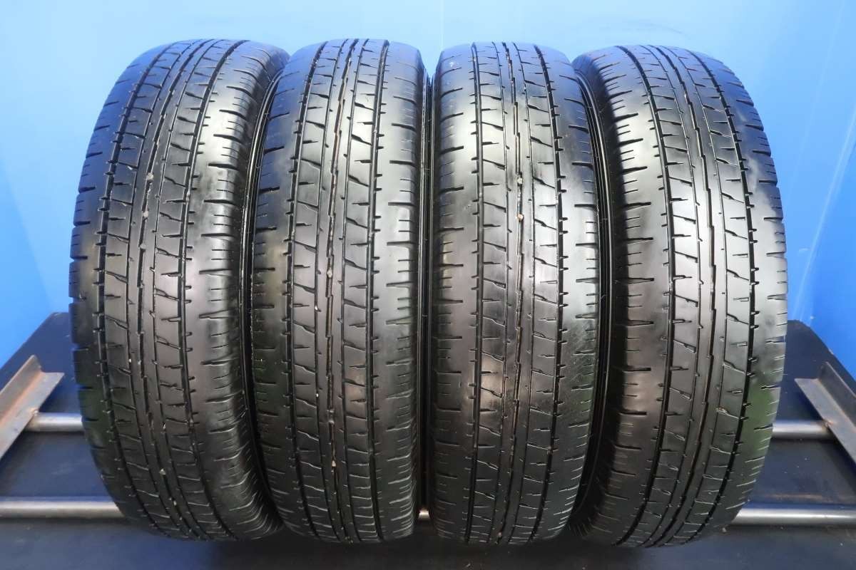 送料無料】中古タイヤ サマータイヤ 4本セット 195/80R15 107/105L LT