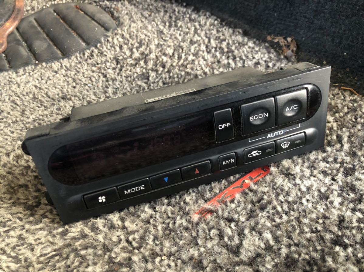 スカイライン BNR32 エアコンスイッチ R32 純正エアコンパネル 28525