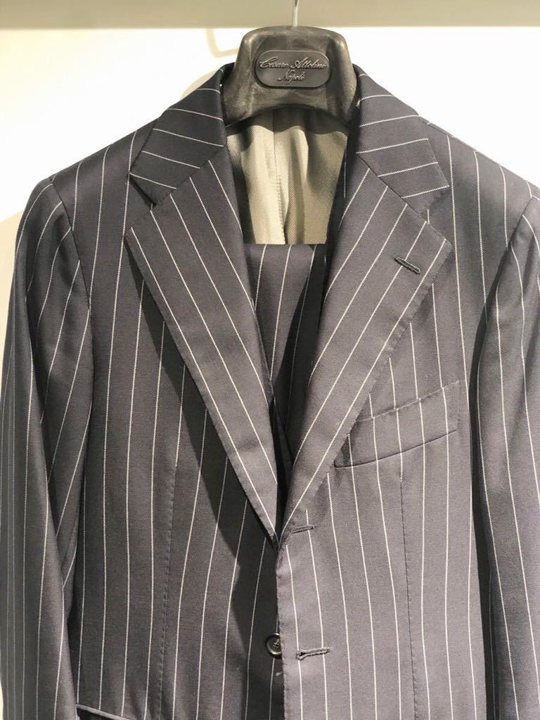 新品未使用 チェザレ アットリーニ スーツ グレンプレイド 42サイズ