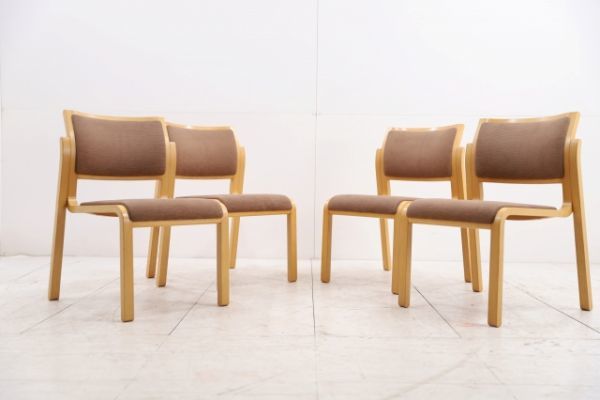 arflex「NU」23万 川上元美 オーク材 ダイニングチェア