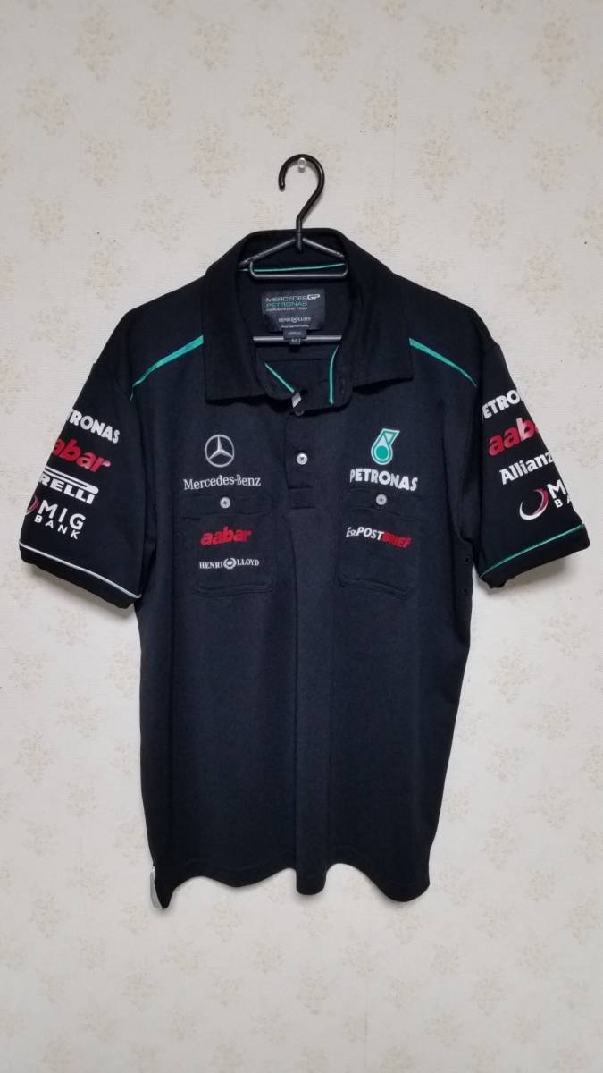 驚きの破格値，新品 メルセデス ペトロナス AMG ポロ シャツ F1 レア Mサイズ ヘンリーロイド製(F1)｜売買されたオークション情報、yahooの商品情報をアーカイブ公開 - オークファン F1