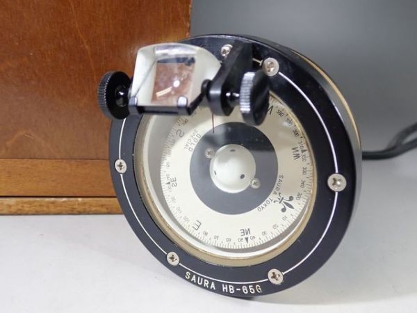 KY44◆SAURA HB-65GⅡ 船舶ボート マリン ハンドコンパス 羅針盤 未チェック 航海計器 送:G/60