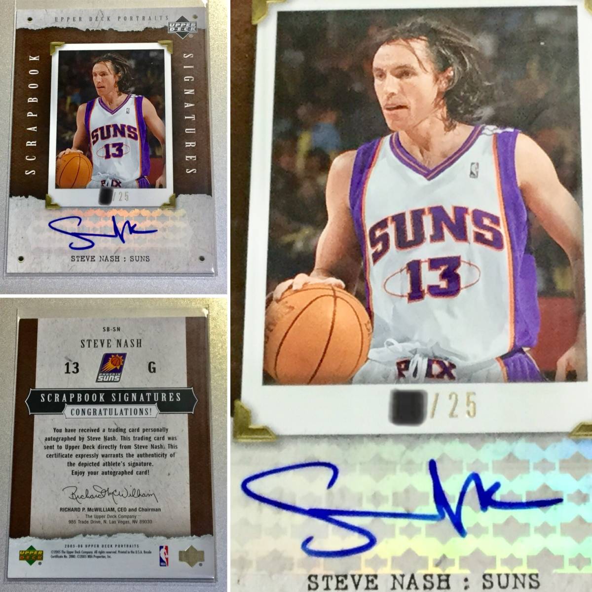 M*Z様 スティーブ・ナッシュ NBAカード サイン入り な*◎様 【公式通販】