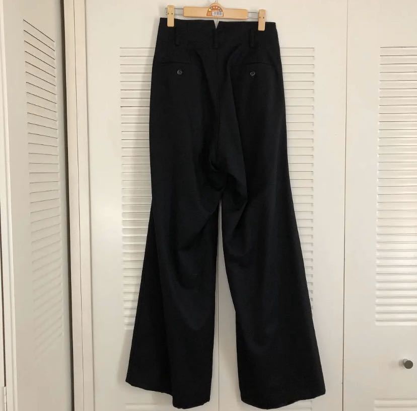 sulvam サルバム ハイウエスト バギーパンツ ワイドパンツ フレアパンツ Yohji Yamamoto 