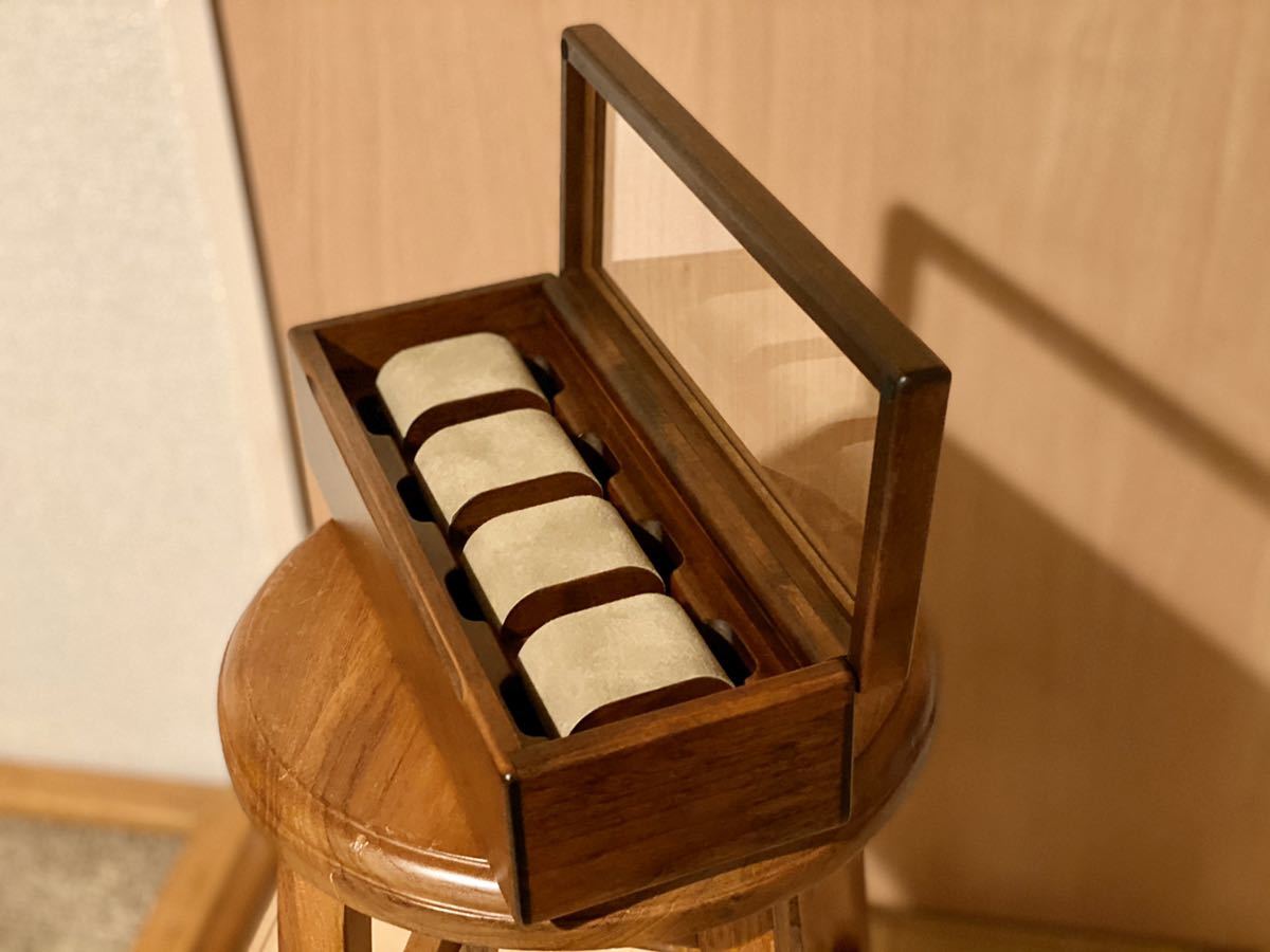 美品 豊岡クラフト ウォッチケース 腕時計4本 豊岡クラフト ウォッチ