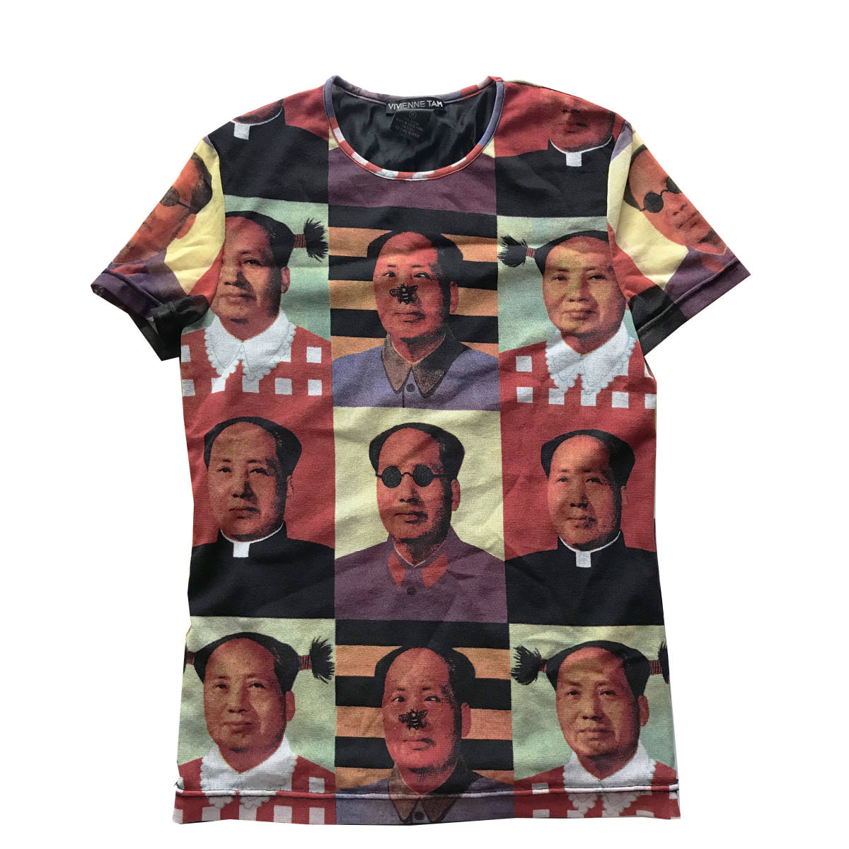 SS95 ARCHIVE Vivienne Tam mao Print Top Shirt ヴィヴィアンタム