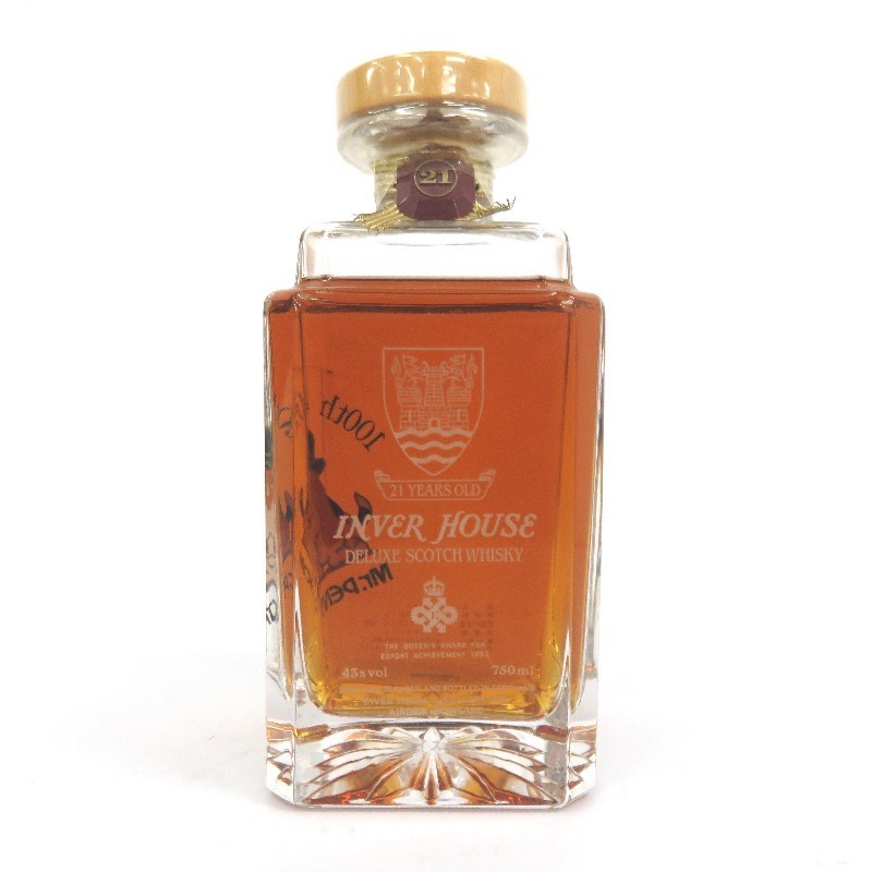インバーハウス 21年 750ml INVER HOUSE 未開栓 INVER HOUSE 21年