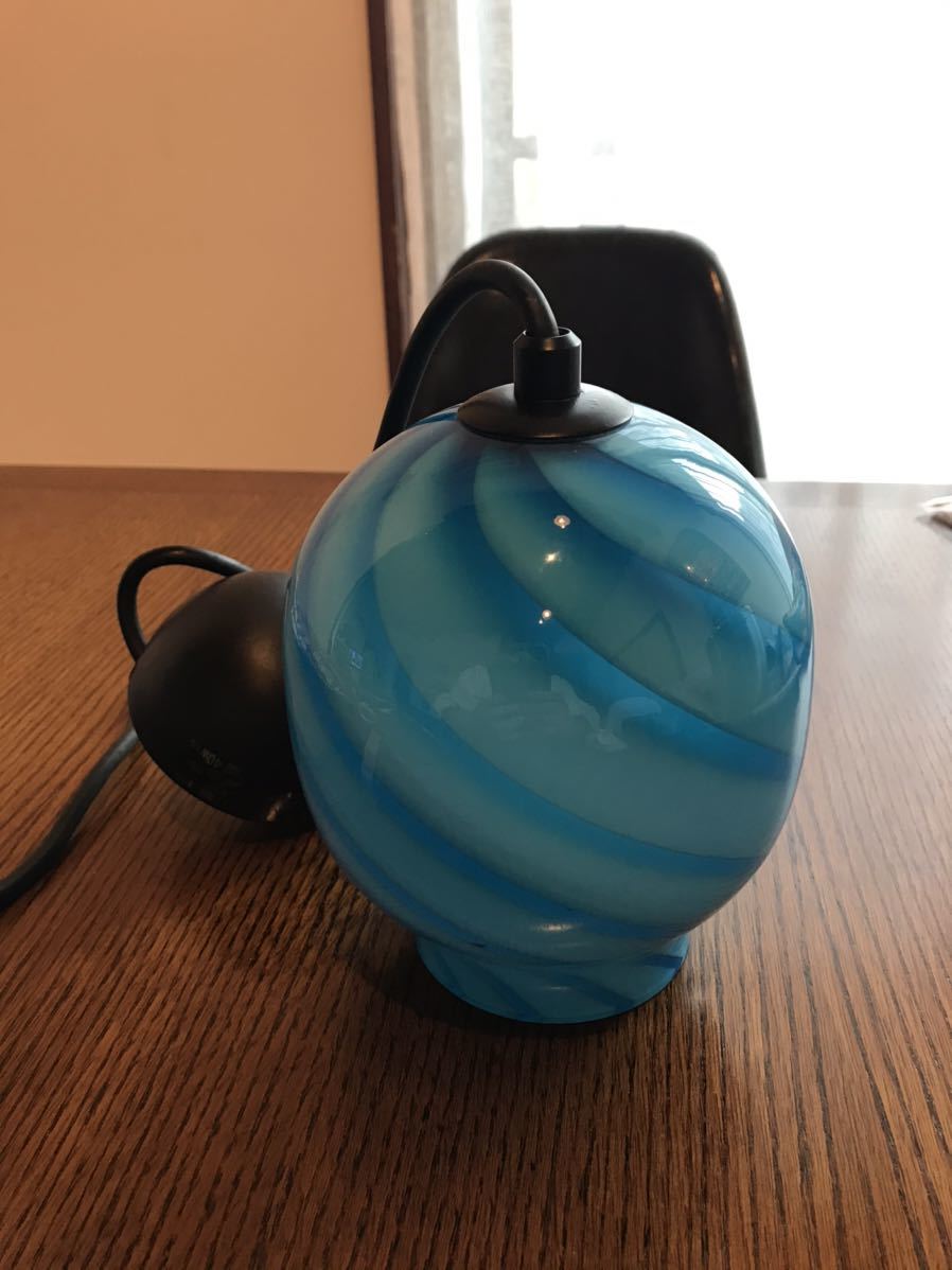 大人気，お得 ペンダントライト 電傘 昭和レトロ ランプシェード ガラス マーブル アンティーク vintage 水色 古道具(照明)｜売買されたオークション情報、yahooの商品情報をアーカイブ公開 - オークファン 照明