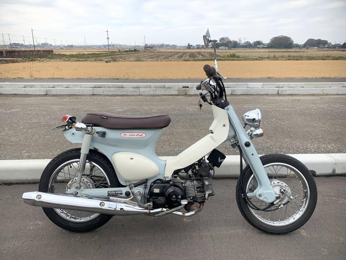 リトルカブ スーパーカブの落札 ♪ ボバーカスタム リトルカブ50 