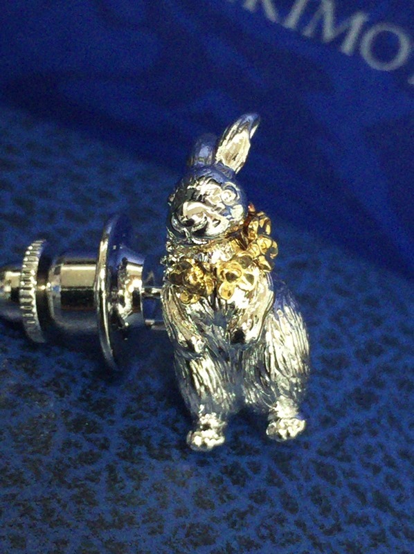 MIKIMOTO ミキモト　パールピンブローチ うさぎ【美品】箱付 K18＆シルバー_2