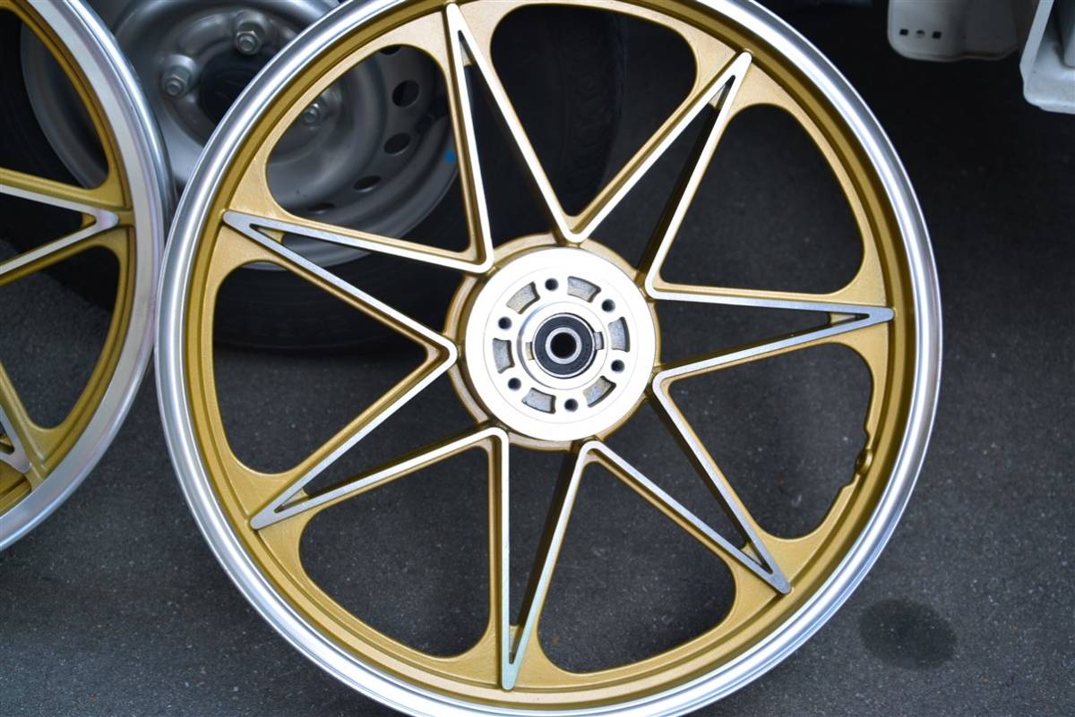 GT380 キャストホイール 金⁄ナインキャスト 社外 中古F19 R18インチ