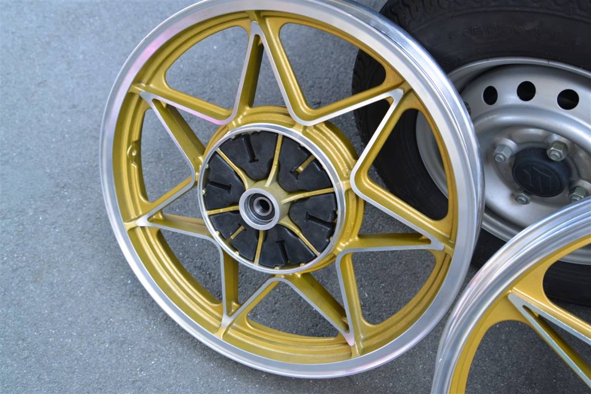 GT380 キャストホイール 金⁄ナインキャスト 社外 中古F19 R18インチ