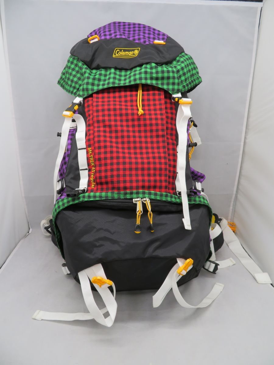 【大得価，人気SALE】 iw147 coleman コールマン Mt.Trek45 マウントトレック45 45L バックパック 品(バックパック)｜売買されたオークション情報、yahooの商品情報をアーカイブ公開 - オークファン バックパック