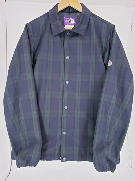 激安大特価，定番 T12-822-1127-128 良好 THE NORTH FACE PURPLE LABEL ザ ノースフェイス 別注コーチジャケット NP2919N チェック柄 サイズ：L(ジャケット、上着)｜売買されたオークション情報、yahooの商品情報をアーカイブ 男性用