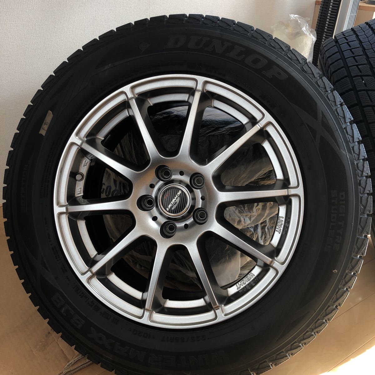 RAV4 ハリアー スタッドレス エクストレイル 225⁄65R17 225⁄60R18 17